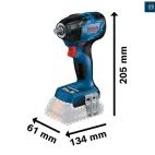 Bosch GDS 18V-210 C Professional 1/2in Impact Wrench 18V Bare Unit additional 2