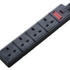 Masterplug 4 Socket 13 Amp Heavy Duty Trailing Socket additional 1