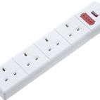 Masterplug 4 Socket 13 Amp Heavy Duty Trailing Socket additional 2