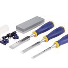 IRWIN® Marples® MS500 ProTouch™ All-Purpose Chisel Set, 3 Piece + Sharpening Kit additional 1