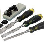 Roughneck Bevel Edge Chisel &amp; Sharpening Kit, 6 piece additional 1