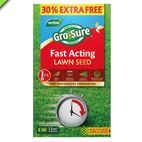 Gro-Sure Fast Acting Lawn Seed 10m² + 30% Free additional 2