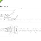Metabo HS 18 LTX 55 Hedge Trimmer 18V Bare Unit additional 2