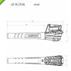 Metabo LB 18 LTX BL Leaf Blower 18V Bare Unit additional 2