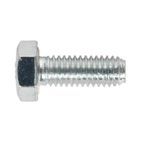 Sealey SS616 HT Setscrew M6 x 16mm 8.8 Zinc DIN 933 Pack of 50 additional 2