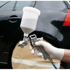 Sealey SSG501 Spray Gun Gravity Feed 2.2mm Set-Up additional 3