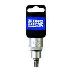 King Dick Anti-Tamper Bit Socket Short 1/2" SD Inserted Trx additional 5