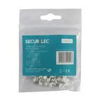 Securlec Cable Clip Flat White 5mm Bagged additional 2