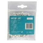 Securlec Cable Clip Flat White 5mm Bagged additional 1