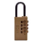 Scan Brass Combination Padlock additional 5