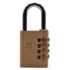 Scan Brass Combination Padlock additional 3