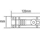 Squire CombiBolt 4 Re-Codable Locking Bolt additional 4
