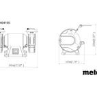 Metabo DS 150 M Bench Grinder 370W 240V additional 2