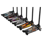 Sealey Low Entry Custom Design Trolley Jack with Rocket Lift 2 Tonne - Black 2000CB additional 3