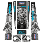 Sealey Low Entry Custom Design Trolley Jack with Rocket Lift 2 Tonne - White 2000CW additional 18