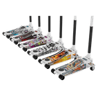 Sealey Low Entry Custom Design Trolley Jack with Rocket Lift 2 Tonne - White 2000CW additional 4