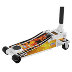 Sealey Low Entry Custom Design Trolley Jack with Rocket Lift 2 Tonne - White 2000CW additional 6