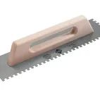 RUBI TILING TOOLS Notched Steel Trowel Wooden Handle 19in additional 1