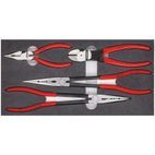Draper 09240 KNIPEX 00 20 01 V16 Set Of Pliers In a Foam Tray, 4 Parts additional 1