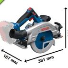 Bosch GKS 18V-57-2 GX Professional Circular Saw 18V Bare Unit additional 2