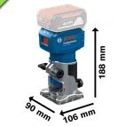 Bosch GLF 18V-8 Professional Palm Router 18V Bare Unit additional 3