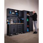 Draper 13269 Single Garage Workstation with Roller Cabinets additional 3