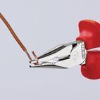 Draper 25159 KNIPEX 08 26 145 T BK Needle-Nose Combination Pliers, 145mm (self-service card/blister) additional 3