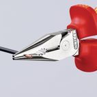 Draper 25159 KNIPEX 08 26 145 T BK Needle-Nose Combination Pliers, 145mm (self-service card/blister) additional 4