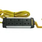STANLEY® Electrical 3-Gang Powerboard with Foldable Hook 3m additional 2