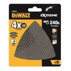 DeWALT Power Tools EXTREME Mesh Detail Sander Sheet 93 x 93mm 240G (Pack 5) additional 2