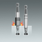 KS TOOLS 'Auto-Slimlock' 1/4" Dr. Automatic Magnetic Bit Holder additional 2
