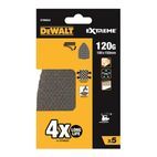 DeWALT Power Tools EXTREME Mesh Delta Sander Sheet 100 x 150mm 120G (Pack 5) additional 1