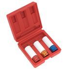 Sealey SX031 Alloy Wheel Impact Socket Set 3pc 1/2"Sq Drive additional 1