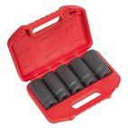 Sealey SX050 Impact Hub Nut Socket Set 5pc 1/2"Sq Drive additional 1