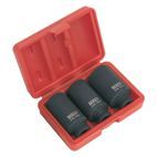 Sealey SX051 Impact Hub Nut Socket Set 3pc 12-Point 1/2"Sq Drive additional 2
