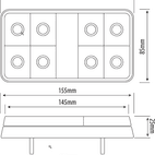 6" LED Multifunctional Tail Lamp - Stop/Tail/Indicator additional 2