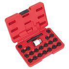 Sealey SX206 Locking Wheel Nut Key Set 22pc - Audi additional 1