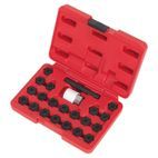 Sealey SX206 Locking Wheel Nut Key Set 22pc - Audi additional 2