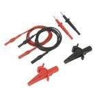 Sealey TATL Automotive Test Lead &amp; Crocodile Clip Set 6pc additional 1