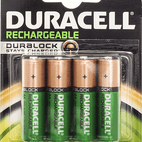 DURACELL 'Duralock' Rechargeable Batteries additional 3