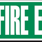 Fire Exit - 360 x 120 mm additional 1