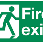 Fire Exit - 360 x 240 mm additional 2