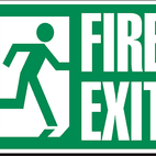 Fire Exit - 360 x 240 mm additional 1