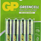 GP BATTERIES 'Greencell' Heavy Duty Batteries - Zinc Chloride additional 8