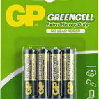 GP BATTERIES 'Greencell' Heavy Duty Batteries - Zinc Chloride additional 10