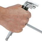 KS TOOLS 3-in-1 Hex Key Wrench Set, Extra Long Ball Ended additional 2