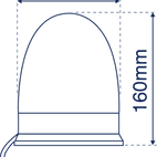 LED Rotating Beacon - Magnetic Base additional 2