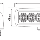 LED Work Lamp - 5" Rectangular additional 2