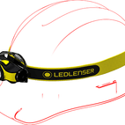 LEDLENSER 'iH5R' 400lm LED Magnetic Rechargeable Helmet/Head Torch additional 2