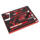 Sealey TBTP06EU Tool Tray with Hacksaw, Hammers &amp; Punches 13pc additional 1